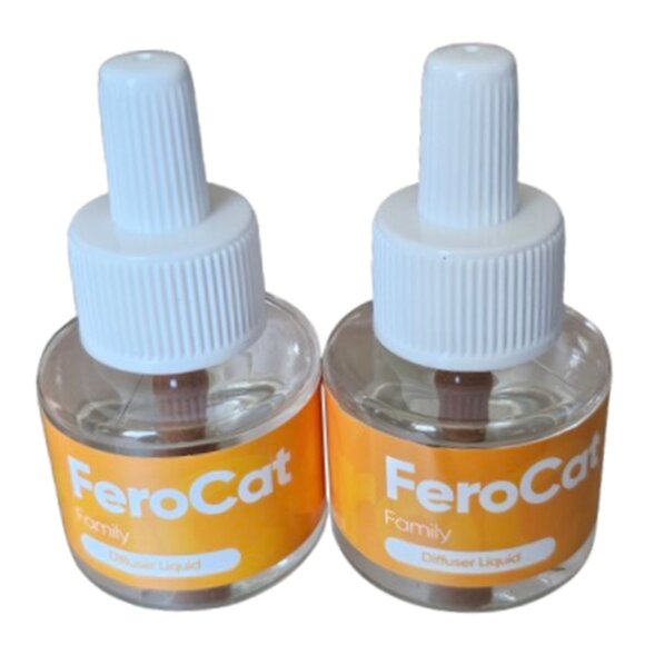 PETLIFEBio 2 pack FeroCat CalmCat Cat "Family" Diffuser Liquid Essence Spray - Picture 3 of 12